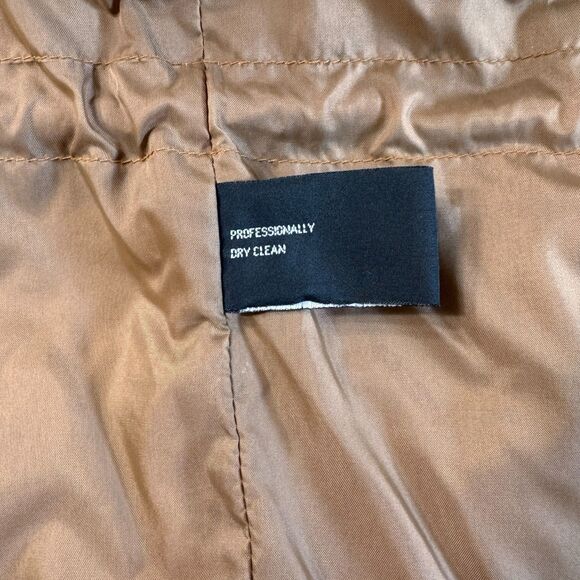 VTG Forecaster of Boston Quilted Barn Jacket Coat Men's Large Brown Faux Suede - Picture 10 of 15